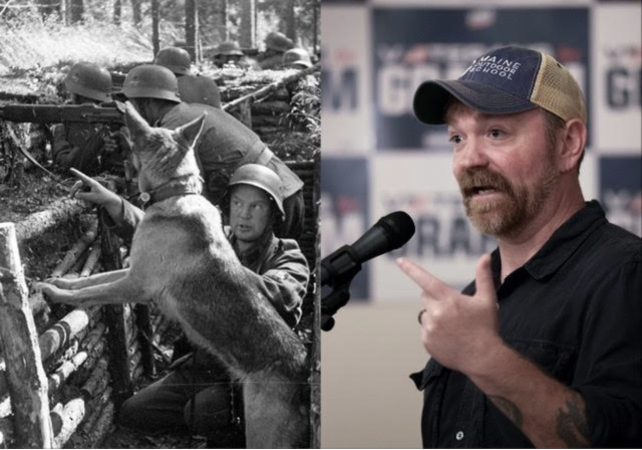 'What a Cool Pic': Totenkopf-Tattooed Graham Platner Admired 'German Helmets' in WW2 Photo of Nazi-Allied Troops, Deleted Post Shows